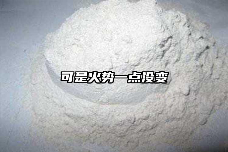 可是火勢(shì)一點(diǎn)沒(méi)變