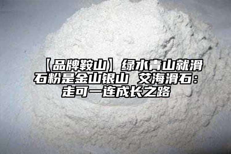 【品牌鞍山】綠水青山就滑石粉是金山銀山 艾?；鹤呖梢贿B成長之路